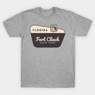 Fort Clinch State Park Florida Welcome Sign T-Shirt